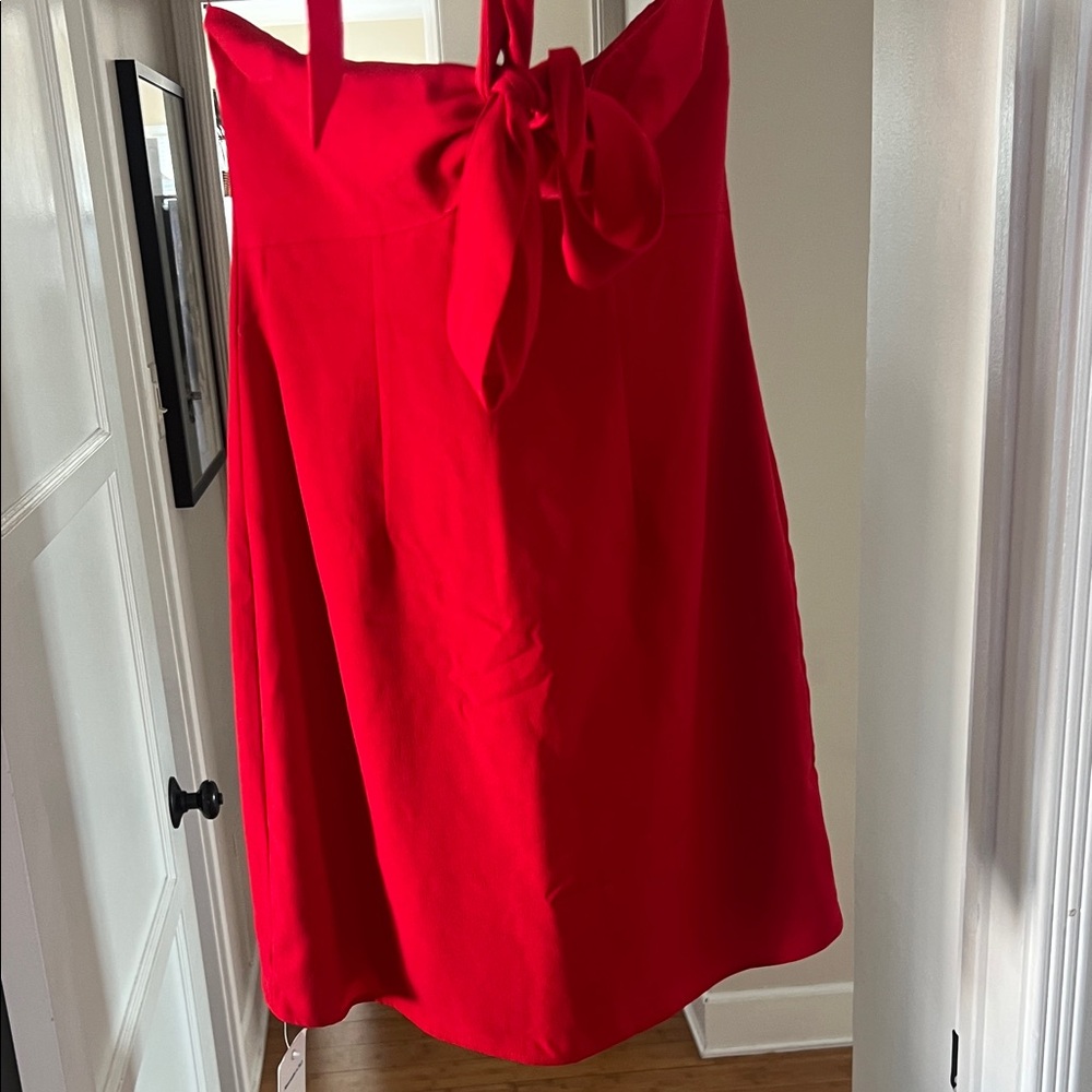 Abercrombie & Fitch Bright Red A-Line Skirt